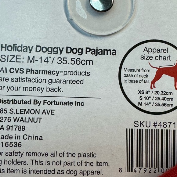 Dog pajamas cars Christmas tree dog in Santa large moose, stuffed animal - Picture 6 of 7